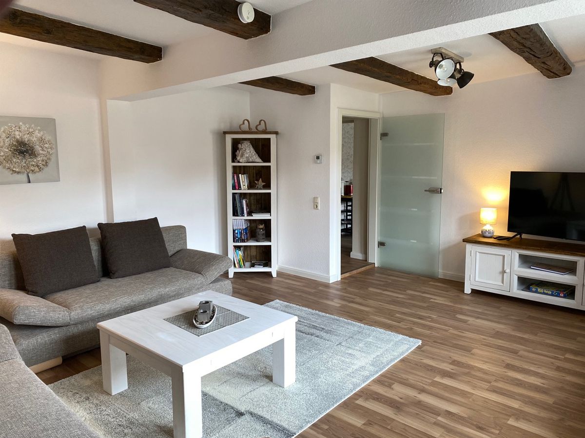 Wohnzimmer mit 2 Schlafsofas